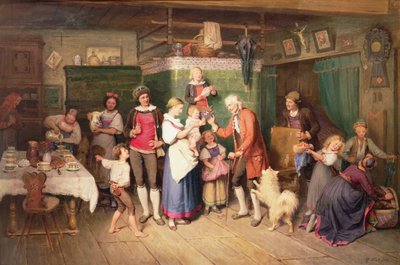 Babys Geburtstagsfeier von Georg Eduard Otto Saal